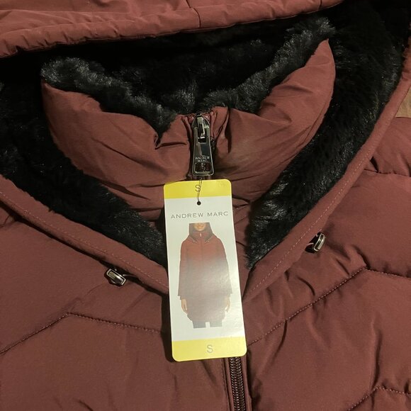 NWT Andrew Marc Ladies' Long Stretch Parka - Picture 8 of 8